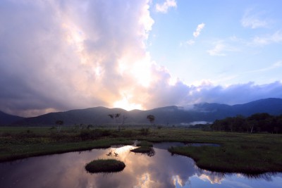 竜宮夕景